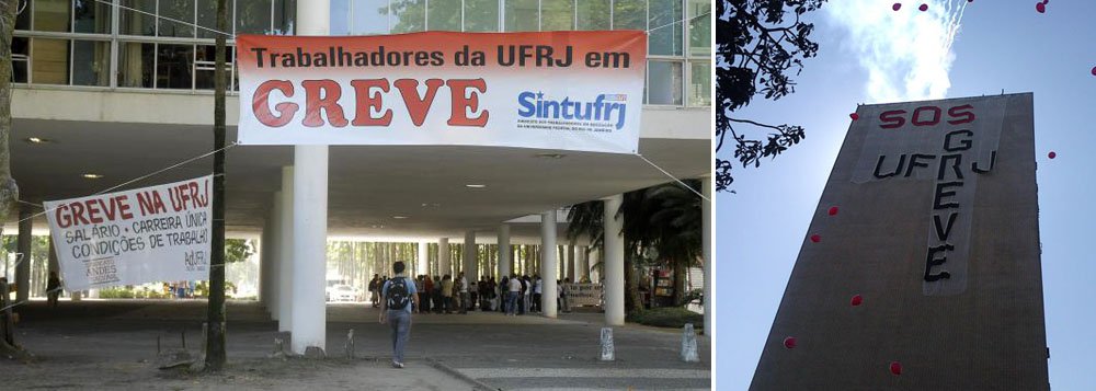 Professores da Universidade Federal do Rio de Janeiro (UFRJ) decidiram em assembleia por pequena diferença de votos, continuar a greve, iniciada no dia 23 de junho; por 267 votos a favor da manutenção da paralisação e 257 votos pelo fim da greve, os professores decidiram continuar parados; para o integrante da diretoria da Associação dos Docentes da UFRJ (Adufrj) Luciano Rodrigues Coutinho, professor de biblioteconomia, a pequena diferença na votação foi em função das posições conflitantes sobre a necessidade da greve
 
 