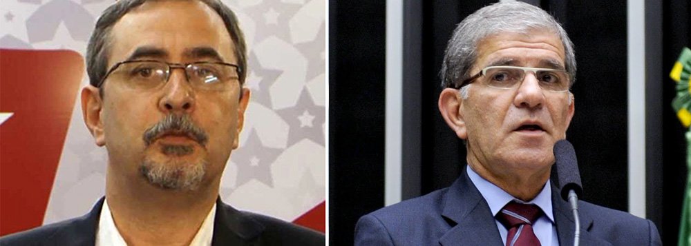 Diretório não vai sossegar enquanto não tiver um representante entre os novos ministros da presidente Dilma; presidente regional do PT, Quaquá, e o vice-presidente nacional do partido, Alberto Cantalice (esq.), apresentaram para o presidente do PT, Rui Falcão, o nome do deputado Chico D’Angelo (dir.) para qualquer ministério; “Não dá para São Paulo, onde perdemos, ter nove ministros; e o Rio, onde vencemos no Estado na Capital e na Região Metropolitana, não ter nenhum”, argumentou Cantalice