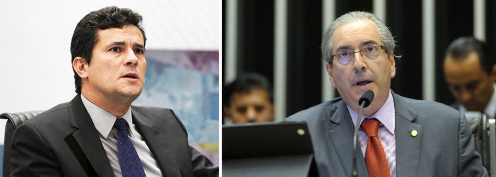 Juiz federal Sérgio Moro, responsável pelas ações penais da Operação Lava Jato, informou ao Supremo que o presidente da Câmara dos Deputados, Eduardo Cunha (PMDB-RJ), não é investigado pela Justiça Federal em Curitiba; Moro enviou as informações ao STF após solicitação do ministro Ricardo Lewandowski, presidente da Corte; advogados de Cunha, citado pelo delator Julio Camargo, pediram a suspensão do processo por entenderem que cabe ao STF presidir o inquérito, já que o peemedebista tem prerrogativa de foro