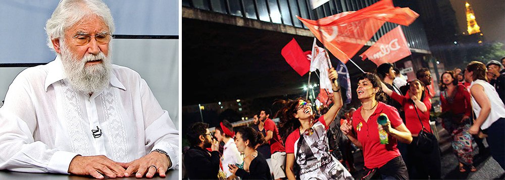 Segundo o teólogo Leonardo Boff, o “PT tentou criar as condições para que os humildes pudessem ter acesso às questões fundamentais da vida que é o trabalho, saúde, comida...”; “Esse projeto eu vou defender até o fim da vida", afirmou durante participação no programa Espaço Público; "isso não significa que eu deixe de fazer críticas ao PT, mas essa causa tem que ser salvaguardada e eu me admiro que muitos a critiquem, porque em 500 anos ninguém fez uma política assim"