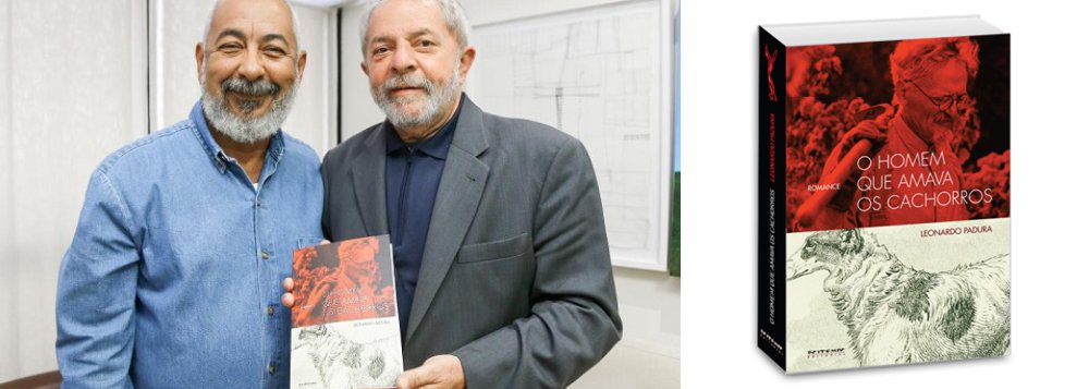 "Fui recebido no Instituto Lula como uma estrela de cinema... Um amigo me perguntou: 'Mas como você conseguiu se encontrar com o Lula?'. Eu lhe disse que, se fosse brasileiro, talvez não conseguisse, mas o fato é que fiquei feliz. Simpatizo com ele por sua história de vida e por tudo o que fez pelo país", disse o escritor Leonardo Padura, autor de 'O Homem que Amava os Cachorros'; leia post de Miguel do Rosário, no Cafezinho