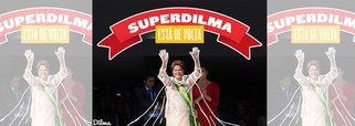 Perfil da presidente no Facebook, administrada pelo PT, traz nova foto da presidente com uma capa de super-herói, desta vez para comemorar a criação de 5.277.071 novos empregos com carteira assinada, gerados entre 2011-2014; "O número de um mandato de Dilma supera os oito anos do governo FHC", diz a publicação