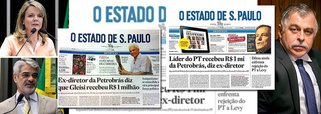 Um mês atrás, entre o primeiro e o segundo turno da eleição presidencial, um trecho da delação premiada de Paulo Roberto Costa vazou para o jornal Estado de S. Paulo; a manchete foi o suposto pagamento de R$ 1 milhão à senadora Gleisi Hoffmann (PT-PR); agora, a história se repete com Humberto Costa (PT-PE) e a mesma manchete no Estado; pelos termos da delação premiada, um delator, como Costa, só pode ser beneficiado se conseguir comprovar suas acusações; no entanto, até agora, só há sua palavra contra a dos dois senadores, já atirados na lama por um jornal que se declara favorável ao impeachment da presidente Dilma; caberia à Justiça evitar vazamentos apressados e cobrar provas do delator