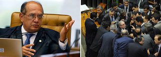 Ministro do Supremo Tribunal Federal Gilmar Mendes, que promete liberar ação que pede o fim das doações privadas em campanhas políticas, barrada na Corte há mais de um ano, critica modelo de financiamento que está em discussão na Câmara: “Se nós adotarmos um modelo de doações privadas de pessoas físicas com teto relativamente alto, muito provavelmente vamos ter um sistema laranjal implantado. É razoável isso? Estamos querendo depurar o sistema e vamos institucionalizar o caixa 2?”; ele acha que pessoas físicas vão emprestar seus CPFs e sinaliza que quer deixar doações só de empresas