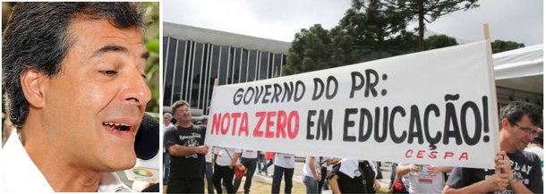 Se em 1920 o então presidente Washington Luís, da Velha República, tinha como slogan "Governar é abrir estradas", quase cem anos depois o governador Beto Richa (PSDB) parece querer "inovar" com o lema "governar é fechar escolas"; isso porque, na distribuição de aulas para 2015, a Secretaria de Estado de Educação (SEED) determinou o fechamento de salas de aula nas áreas centrais de Curitiba; ou seja, diminuiu o porte das escolas para empregar menos professores e, consequentemente, reduzir o tamanho da folha