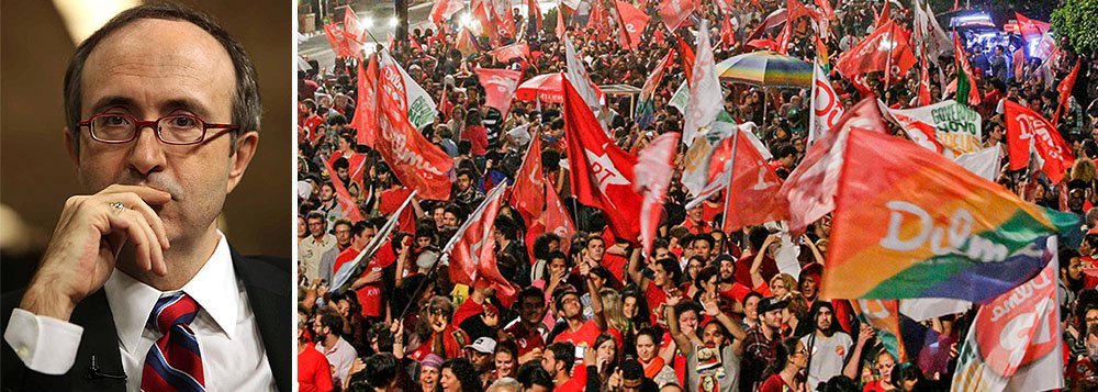 Colunista neocon Reinaldo Azevedo ecoa o discurso de Aécio Neves sobre a derrota tucana para uma "organização criminosa" e propõe um método para derrotar o partido fora das urnas; "Se o que dizem Costa, Youssef, Mendonça Neto e Camargo [os delatores da Lava Jato] for verdade, a coisa é mais feia do que parece: o Brasil já está sendo governado por uma organização criminosa. A oração subordinada vai definir o exato sentido da principal e se o PT tem ou não de ser posto na ilegalidade", diz ele