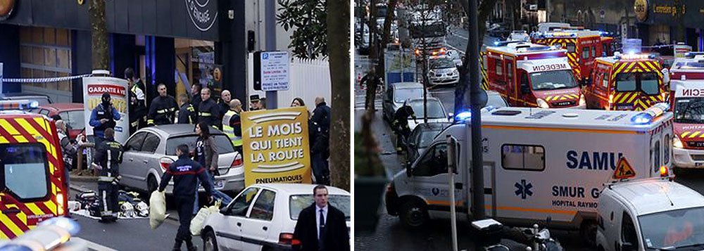 Homem com um colete à prova de balas e uma metralhadora disparou na manhã desta quinta-feira perto de Paris contra policiais municipais; episódio ocorre um dia após o atentado contra a revista Charlie Hebdo, que matou 12 pessoas
