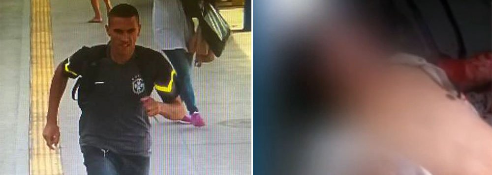 A Polícia Civil identificou como Michael Douglas Gonçalves da Silva, de 19 anos, o rapaz que esfaqueou o jovem Pedro Arthur Britto Santa Cruz, de 18 anos, dentro de um trem da SuperVia; policiais da 24ª DP (Piedade) e da Coordenadoria de Recursos Especias (Core) fazem diligências, na região de Campinho, na Zona Oeste do Rio, para tentar encontrar o criminoso; a Justiça determinou a prisão temporária de Michael por 30 dias; ele foi indiciado por crime de roubo seguido de lesão corporal grave; se for condenado a pena pode chegar de 7 a 15 anos