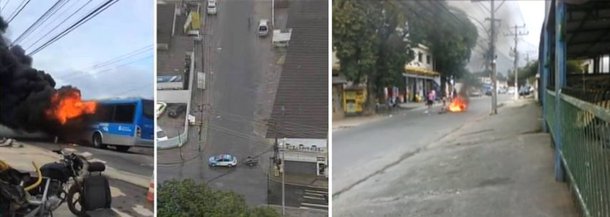 Uma operação policial em uma comunidade no bairro de Santa Cruz, na zona oeste do Rio, deixou o clima tenso na região e cerca de 8 mil alunos ficaram sem aula; de acordo com a Secretaria Municipal de Educação, dez escolas e quatro creches da rede de ensino ficaram sem atendimento devido aos confrontos na região; durante a operação, pessoas também incendiaram um ônibus da viação Algarve