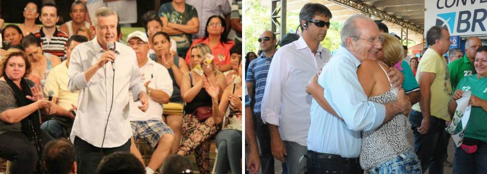 Faltando quatro dias para a votação do segundo turno das eleições para governador do Distrito Federal, os candidatos Jofran Frejat (PR) e Rodrigo Rollemberg (PSB) se ocupam nesta quarta-feira com agendas bem movimentadas; ambos dão ênfase a reuniões com grupos de diversas categorias e gravam seus últimos programas eleitorais