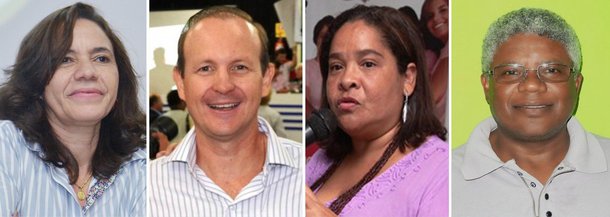 Mais quatro nomes da equipe de governo de Flávio Dino foram conhecidos; o comunicado feito pelas redes sociais apresenta a professora Áurea Prazeres para a Educação, o empresário Márcio Honaiser para a Agricultura, a pedagoga Laurinda Pinto para a Secretaria da Mulher e o geólogo Gerson Pinheiro para a pasta de Igualdade Racial