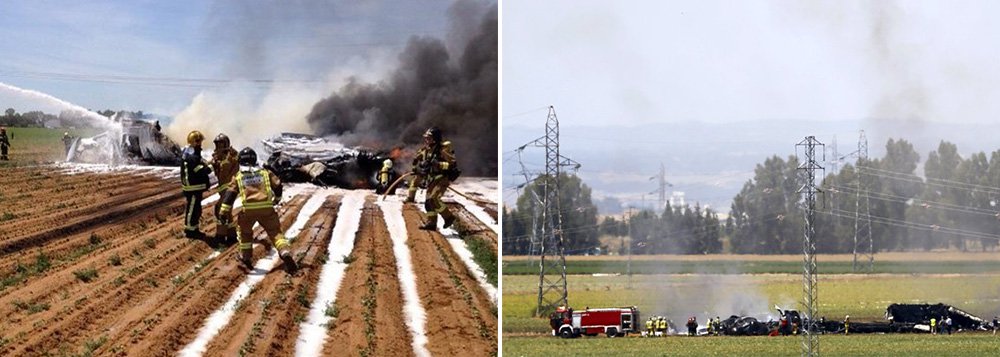 Um Airbus A400M de transporte militar caiu em Sevilha neste sábado, matando pelo menos quatro dos seis que estavam a bordo, segundo uma autoridade do governo, no primeiro acidente fatal envolvendo a mais nova transportadora de tropas e carga pesada da Europa