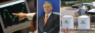 Sinal trocado, para melhor, na bolsa de valores; mau humor inicial diante de nomeação de Aldemir Bendine para presidente da Petrobras se transforma em sensação de rumo e segurança; anúncio nesta sexta-feira 13 de que balanço auditado será divulgado em maio sustentou alta que vinha de véspera (+4,52%); nova disparada de 5,50% levaram papeis da estatal se valorizaram 10% em dois pregões; investidores começam a ver Bendine como o ponto de equilíbrio entre o que quer o governo e o que exige o mercado; instabilidade continua, mas surge uma chance de funcionar