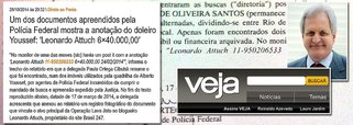 Jornalista Augusto Nunes, de Veja.com, publicou acusação falsa, em seu blog, sobre suposta anotação do doleiro Alberto Yousseff relacionada ao jornalista Leonardo Attuch, fundador e editor-responsável pelo 247; assim como a Editora Abril, que já responde pelos crimes cometidos durante o processo eleitoral, Nunes também será acionado judicialmente