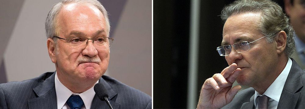 Após obter aprovação no Senado de sua indicação para a Corte, Luiz Fachin herdará de Ricardo Lewandowski a denúncia contra Renan Calheiros (PMDB-AL) por peculato, falsidade ideológica e uso de documento falso; presidente do Senado, que comandou a tentativa de derrubar o juiz no plenário, foi denunciado pelo ex-procurador-geral da República Roberto Gurgel por suposto uso de dinheiro de empreiteira para pagar pensão a uma filha