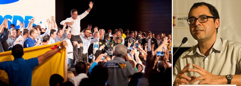 Para Marcos Augusto Gonçalves, "o PSDB está fazendo tudo para superar o PT em mediocridade política"; "Definitivamente, o fracasso eleitoral subiu-lhe à cabeça", escreve o jornalista, sobre Aécio Neves; "O time tucano quer uma virada de mesa e, para isso, vai usar contra a presidente alguns dispositivos do regulamento que todos, inclusive seus filiados, descumprem regularmente à luz do dia", acrescenta
