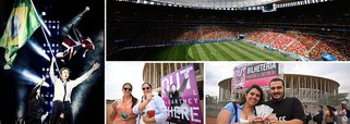 Assim como ocorreu durante a Copa do Mundo, quando cerca de 8 milhões de fotos foram enviadas por celular no Mané Garrincha, os fãs do ex-Beatle Paul McCartney também poderão transmitir selfies e vídeos em alta velocidade no dia da apresentação em Brasília, no próximo domingo (23); as empresas de telefonia vão liberar os acessos Wi-Fi para seus usuários dentro da arena; estádio conta com 17 km de fibras óticas e oferece o que há de melhor em tecnologia disponível no país