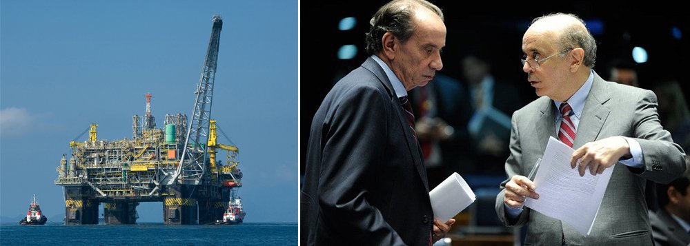 No momento em que senadores da oposição, como José Serra (PSDB-SP) e Aloysio Nunes (PSDB-SP), reforçam a pressão para que seja mudado o modelo do pré-sal, permitindo a exploração por empresas internacionais, como Shell, Exxon e Chevron, a Agência Nacional do Petróleo descobre uma nova reserva, de dimensões gigantes; estima-se que esta área, na bacia de Santos, no litoral paulista, seja tão grande quanto o campo de Lula, o maior do Brasil, com potencial para produzir entre 5 e 8 bilhões de barris; abertura do pré-sal promete ser o tema mais quente da agenda legislativa em 2015
