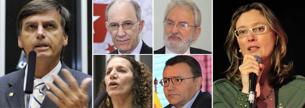 Frente ampla, formada por quatro partidos de esquerda (PT, PCdoB, PSol e PSB), protocola representação na Câmara pela cassação do deputado Jair Bolsonaro (PP-RJ); ontem Bolsonaro agrediu a deputada Maria do Rosário, afirmando que não a estupraria "porque ela não merece"; parlamentar mais votado no estado do Rio de Janeiro, Bolsonaro é acusado de quebrar o decoro parlamentar, numa representação assinada por Rui Falcão, presidente do PT, Carlos Siqueira, presidente do PSB, e pelos deputados Ivan Valente (Psol-SP) e Jandira Feghali (PCdoB-RJ); será o fim da linha para o agressor?