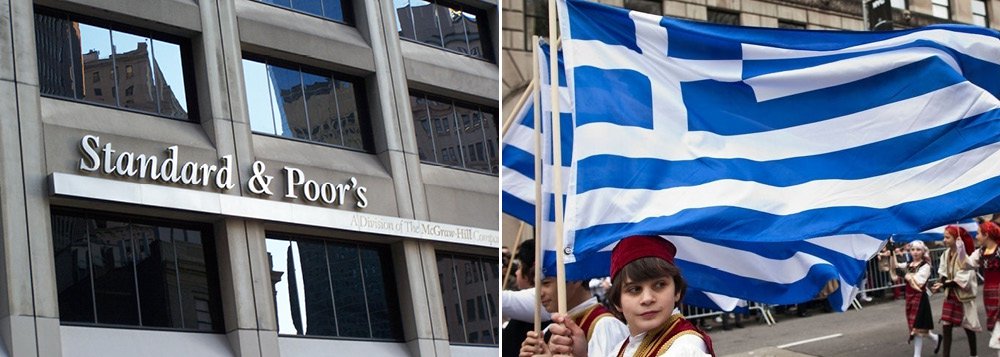 Agência de classificação de riscos Standard and Poor's rebaixou nessa sexta-feira, 6, o rating soberano da Grécia de "B" para "B-", citando a restrição de liquidez que pesa sobre os bancos do país; ratings de longo prazo da Grécia "permanecem em observação com implicações negativas", informou a agência; corte ocorreu um dia após o Banco Central Europeu restringir o acesso do país em crise a uma importante fonte de financiamento