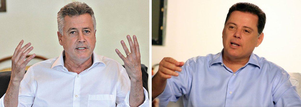 Na manhã desta terça-feira (4), o governador eleito do Distrito Federal Rodrigo Rollemberg (PSB) e o reeleito de Goiás, Marconi Perillo (PSDB), fizeram sua primeira reunião após o término do período eleitoral, em Brasília, na sede do PSB nacional, na Asa Norte; na pauta, parcerias para o desenvolvimento do Entorno do DF