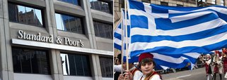 Agência de classificação de riscos Standard and Poor's rebaixou nessa sexta-feira, 6, o rating soberano da Grécia de "B" para "B-", citando a restrição de liquidez que pesa sobre os bancos do país; ratings de longo prazo da Grécia "permanecem em observação com implicações negativas", informou a agência; corte ocorreu um dia após o Banco Central Europeu restringir o acesso do país em crise a uma importante fonte de financiamento