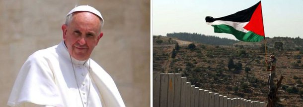 Vaticano anunciou nesta quarta-feira, 13, que vai reconhecer o Estado palestino e defender a solução de dois Estados para a resolução do conflito com Israel; no marco das relações entre Vaticano e Palestina, o presidente da Autoridade Nacional Palestina, Mahmoud Abbas, será recebido em audiência pelo papa Francisco no próximo sábado, 16, véspera da canonização de duas freiras nascidas em território palestino antes da criação do Estado de Israel; governo do primeiro-ministro Benjamin Netanyahu afirmou estar "desapontado" pela decisão do Vaticano