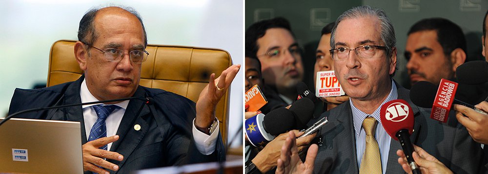 No momento em que a Câmara dos Deputados aprovou a permissão das empresas doarem exclusivamente aos partidos, após uma manobra do presidente da Câmara dos Deputados, Eduardo Cunha (PMDB), ministro do Supremo Gilmar Mendes promete destravar até o final de junho o julgamento da ação proposta pela Ordem dos Advogados do Brasil (OAB) contra o financiamento privado; "Isso é decisão da Câmara, não muda nada (no meu voto)", concluiu o ministro; seu pedido de vista barra a pauta desde abril de 2014, após seis dos onze ministros do STF terem votado a favor da mudança