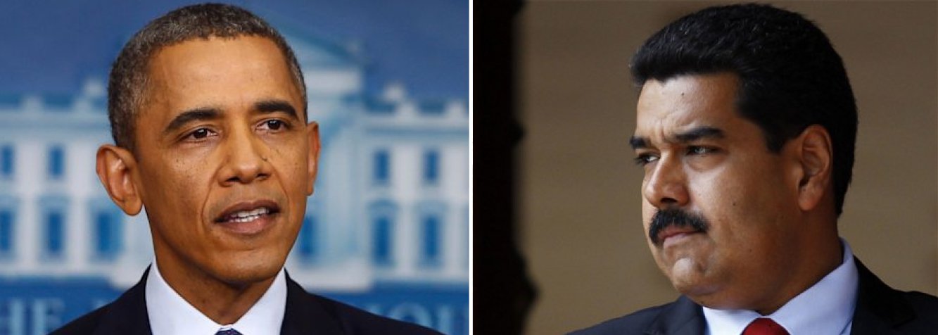 O presidente dos Estados Unidos, Barack Obama, emitiu um decreto presidencial nesta segunda-feira declarando a Venezuela uma ameaça à segurança nacional, impondo sanções a sete pessoas e expressando preocupação sobre o tratamento do governo venezuelano com opositores políticos; "Autoridades venezuelanas do passado e do presente que violam os direitos humanos de cidadãos venezuelanos e se envolvem em atos de corrupção não são bem-vindos aqui"; disse a Casa Branca