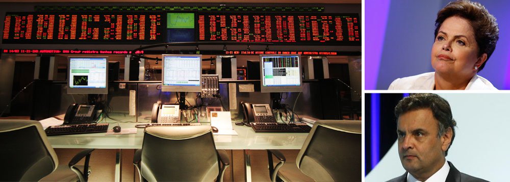 Uma onda de aversão ao risco nesta quarta-feira 15 derrubou o índice, que chegou a cair 5,34% em seu pior momento deste pregão, atingindo sua maior queda desde 8 de agosto de 2011; apesar de pequena recuperação, Bolsa fechou o dia com perdas de 3,24%, aos 56.135 pontos; no radar dos investidores, especulações a respeito do cenário eleitoral, quedas das bolsas no exterior com dados fracos dos Estados Unidos, além do vencimento de contratos futuros e opções de Ibovespa; papéis da Petrobras chegaram a cair 8%, fechando em queda de quase 7%