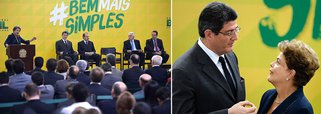 Ministro da Fazenda, Joaquim Levy, reforça o recado dado pela presidente Dilma Rousseff em pronunciamento e diz que “a maioria das pessoas entende que sem equilíbrio fiscal não vamos crescer”: “Se o balanço for positivo, e houver avaliação de que o governo deu uma resposta correta e que os riscos diminuíram, o investimento vai voltar. Tem que ter paciência”; segundo ele, as medidas tomadas são mais uma reversão de algumas ações ‘anticíclicas’ do que novos impostos ou cortes drásticos