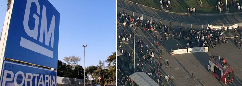 Cerca de 5,2 mil funcionários da fábrica da montadora General Motors em São José dos Campos, interior de São Paulo, iniciaram greve por tempo indeterminado após demissão de funcionários anunciada no fim de semana; objetivo é obter a reversão das demissões e a abertura de negociações entre sindicato e montadora; ainda não há informações sobre o número de funcionários demitidos