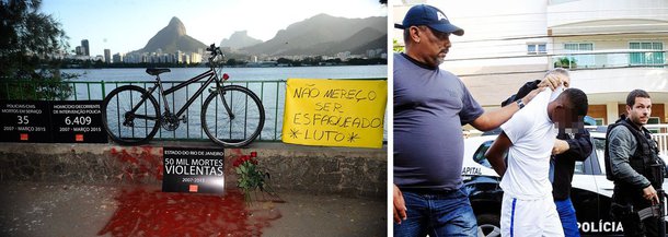 A juíza Michelle de Gouvêa Pestana Sampaio, da Vara da Infância e Juventude da Capital, condenou nesta segunda (29) o primeiro e o terceiro menores apreendidos por envolvimento na morte do médico Jaime Gold, 57 anos, abordado por dois adolescentes quando pedalava na ciclovia da Lagoa Rodrigo de Freitas, altura da Curva do Calombo, na noite de 19 de maio último; os dois deverão cumprir medidas socioeducativas e internação por até três anos; o segundo menor, apreendido por agentes da Divisão de Homicídios, foi absolvido