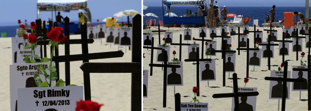 Através de depoimentos enviados ao Jornal do Brasil, um grupo de Policiais Militares, lotados em batalhões na Zona Oeste do Rio de Janeiro, manifestou apoio ao movimento #basta, criado em protesto as mortes violentas de policiais registradas nas últimas semanas; o protesto está marcado para este domingo (14), na orla de Copacabana, com concentração no posto 6; O evento, marcado pelo Facebook, contava com mais de mil e duzentos participantes na tarde desta quarta-feira (10)