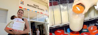 DF é a única unidade da federação que consegue oferecer leite materno em todos os hospitais e neonatologias; todos os 14 bancos de leite humano (BLHs) em funcionamento receberam ontem (11) o credenciamento padrão ouro da Rede Iberoamericana de Banco de Leite Humano; estão incluídos os dez BLHs da rede da Secretaria de Saúde do DF (SES-DF), mais três da rede particular além do Hospital Universitário de Brasília (HUB)
