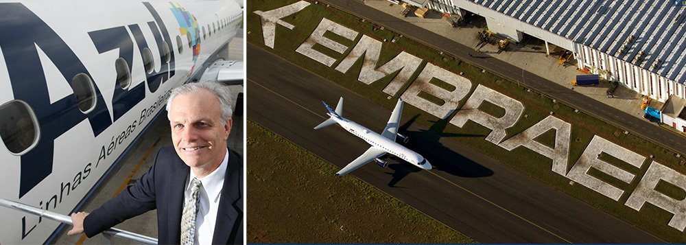 'Negócio de David Neeleman, dono da Azul Linhas Aéreas, pode ser o embrião do projeto de um avião wide-body – nome dos aviões de porte gigante, com mais de 200 lugares ou enorme capacidade de carga – mercado que hoje está quase todo nas mãos da Boeing e da Airbus', diz Fernando Brito