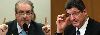 Presidente da Câmara, Eduardo Cunha (PMDB-RJ), rebateu a entrevista do ministro da Fazenda, Joaquim Levy, que chamou os parlamentares à responsabilidade da crise financeira; "Talvez ele não saiba lidar com a economia ou com o Congresso. Todas as medidas do ajuste fiscal foram aprovadas. Não foi o Congresso que deprimiu a economia", afirmou o peemedebista