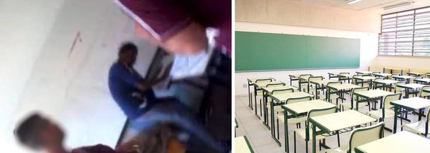 A Secretaria de Educação, a Delegacia da Criança e do Adolescente e o Conselho Tutelar do Distrito Federal investigam a agressão contra um jovem negro de 13 anos ocorrida dentro de uma sala de aula numa escola pública da Asa Sul, em Brasília (DF); de acordo com denúncia de familiares do menino, o agressor já havia feito ameaças como a de que o jogaria a vítima no esgoto, além de injuriá-lo por motivos racistas; dois alunos foram suspensos