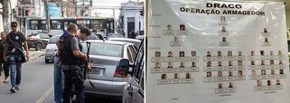 Agentes da Delegacia de Repressão às Ações Criminosas Organizadas e Inquéritos Especiais (Draco-IE) realizam a Operação Armagedom para combater uma milícia atuante na zona norte do Rio de Janeiro; pelos menos 14 pessoas já foram presas; o objetivo da ação é cumprir 48 mandados de prisão – cinco deles contra policiais militares, um contra um ex-policial militar e um contra um guarda municipal, além de 123 mandados de busca e apreensão contra uma quadrilha de milicianos em três comunidades da Zona Norte do Rio