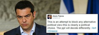 ""Nosso objetivo é mudar a dinâmica de poder. Nossa prioridade é cumprir os nossos compromissos eleitorais", escreveu o primeiro-ministro grego, Alexis Tsipras, que foi ao Twitter pouco depois da notícia de que a Grécia não pagará a parcela de 1,6 bilhão de euros em empréstimos do FMI nesta terça-feira; "Nós temos justiça do nosso lado. Se pudermos superar o medo, então não há nada a temer", acrescentou