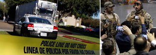 Agentes de equipes de intervenção da Swat declararam à cadeia televisiva ABC que dois suspeitos dispararam contra o Culwell Centre Curtis, em Garland, perto de Dallas, o qual sediava o concurso de caricaturas, apresentado como um evento pela “liberdade de expressão”