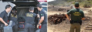 Servidores do Ibama e da Secretaria de Meio Ambiente e Recursos Naturais do Maranhão (Sema) são suspeitos de participar de esquema de fraudes em processos ambientais; ao todo, em meio a Operação Ferro e Fogo I e II, estão sendo cumpridos dois mandados de prisões preventivas, 21 de prisão temporária, 28 de busca e apreensão e seis conduções coercitivas nas cidades maranhenses de São Luís e Imperatriz