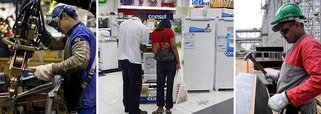 Taxa de desemprego foi 0,2 ponto percentual menor que a registrada em setembro, de 4,9%; trata-se do menor nível de desemprego para outubro; no mesmo mês do ano passado, a taxa era 5,2%, segundo o IBGE; de acordo com a pesquisa, a população desocupada, estimada em 1,1 milhão de pessoas nos locais pesquisados, permaneceu estável em relação a setembro, e caiu 10,1% ante outubro do ano passado
