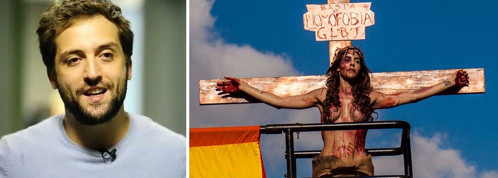 Humorista Gregorio Duvivier zomba da reação da ala evangélica da Câmara ao protesto da transexual Viviany Beleboni, que desfilou em cima de um trio elétrico, crucificada; em nome de ‘Jesus’, ele escreve a um pastor-deputado e alerta: ‘Recentemente voltei transexual e morri espancado. Peço, por favor, que preste mais atenção à sua volta. Uma dica: olha para baixo. Agora mesmo, devo estar apanhando – de gente que segue o senhor’