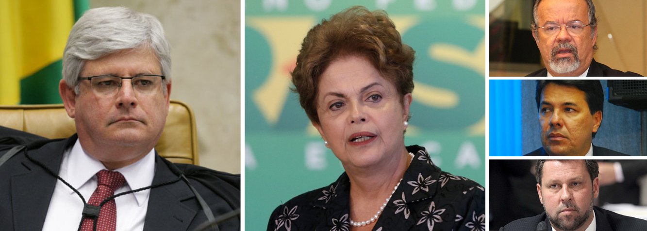 Procurador-geral da República disse hoje a parlamentares da oposição não ver motivos fáticos, suporte, razões para investigar a presidente no âmbito da Operação Lava Jato; relato foi feito pelo deputado do PPS Raul Jungmann (PE), que se encontrou com Rodrigo Janot acompanhado dos líderes do DEM, Mendonça Filho, e do PSDB, Carlos Sampaio; parecer de Janot enviado ao STF no início do mês pedia que Dilma Rousseff não fosse investigada com base no artigo 86 da Constituição, que afirma que "o presidente da República, na vigência de seu mandato, não pode ser responsabilizado por atos estranhos ao exercício das funções"; para Mendonça Filho, a avaliação "preliminar" de Janot não significa que não possam aparecer "fatos novos que levem o Ministério Público a reavaliar a posição atual"