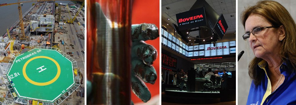 Alvo de denúncias de corrupção, estatal atingiu, no último domingo 21, um recorde de produção diária de petróleo e gás natural liquefeito (GNL), com 2,29 milhões de barris; recorde anterior era de quatro anos atrás, quando a estatal havia produzido 2,26 milhões de barris; resultado foi alcançado devido à instalação de nove plataformas em 2013 e 2014, nas bacias de Santos e Campos; também houve ganhos de eficiência em plataformas antigas; alvejada, presidente Graça Foster coleciona, em sua gestão, os melhores números já alcançados pela companhia; ações da empresa subiram quase 6% na Bovespa