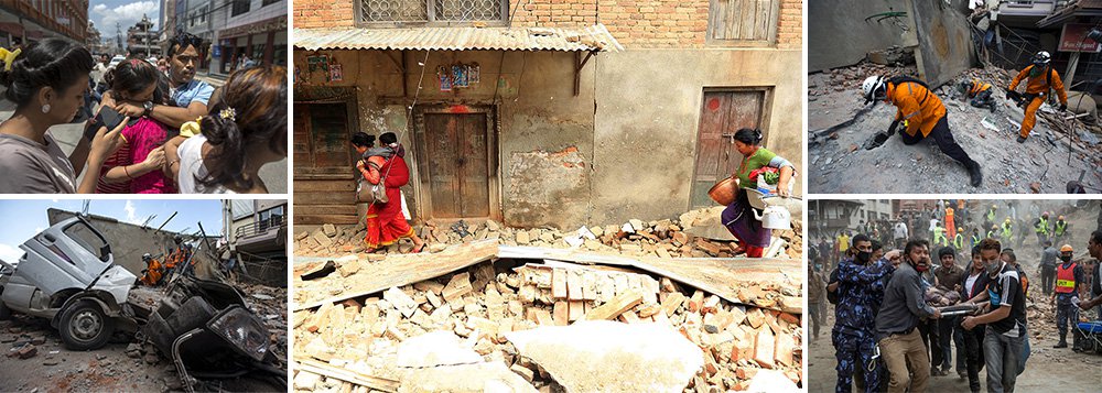 Um novo terremoto de magnitude 7,3 atingiu o Nepal nesta terça-feira, matando mais de 20 pessoas no país do Himalaia e em Estados vizinhos, e muitas edificações, já enfraquecidas por um tremor devastador do mês passado, desabaram