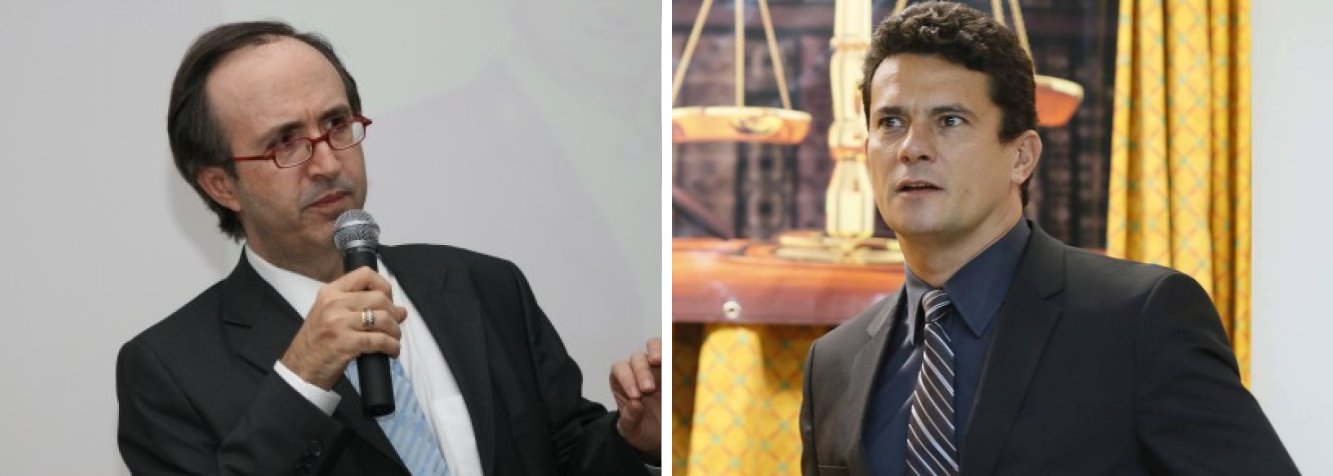 Jornalista Fernando Brito, do Tijolaço, destaca a coluna de hoje de Reinaldo Azevedo, em que chama o Tribunal Regional Federal, o Supremo Tribunal Federal e a OAB de covardes e o juiz Sérgio Moro de arbitrário e mal-intencionado; para ele, a acusação "busca incriminar os advogados [da Odebrecht] e agride o direito de defesa"; segundo Brito, até o título da coluna de Reinaldo - "Assim não, Moro!" - mostra que o juiz está "passando do ponto"