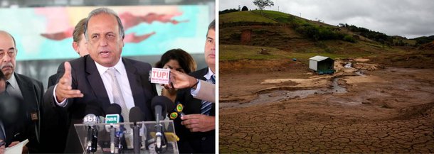 Governador Luiz Fernando Pezão afirmou, após reunião com a presidente Dilma, em Brasília, que a situação é "um pouco melhor" no Rio do que nos outros estados da Região Sudeste por ter investido em obras de infraestrutura hídrica nos últimos anos; mais cedo, o governador Fernando Pimentel, que também se reuniu com Dilma, previu racionamento "severo" em Minas