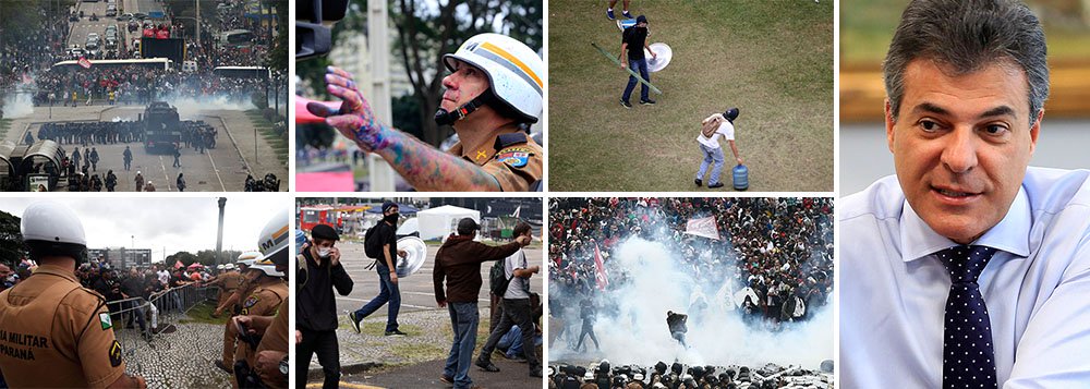 'Não há muito o que falar: o governador do Paraná pôs em risco as vidas de muitas pessoas, inclusive daquelas que disse que protestavam pacificamente, para, supostamente, repelir um ataque que atribuiu a “infiltrados”', diz Eduardo Guimarães, do Blog da Cidadania; ele defende seu afastamento do cargo: "Richa vai se safar do crime que cometeu em 29 de abril de 2015? Se isso acontecer, será inaugurada uma nova era no país. Uma era de sombra. Um Estado policial e – como disseram recentemente – “medievalesco” terá se instalado no Brasil" 